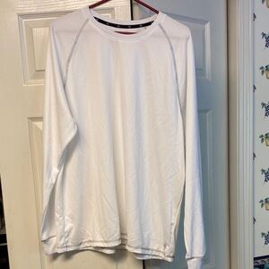 Men’s white long sleeve shirt